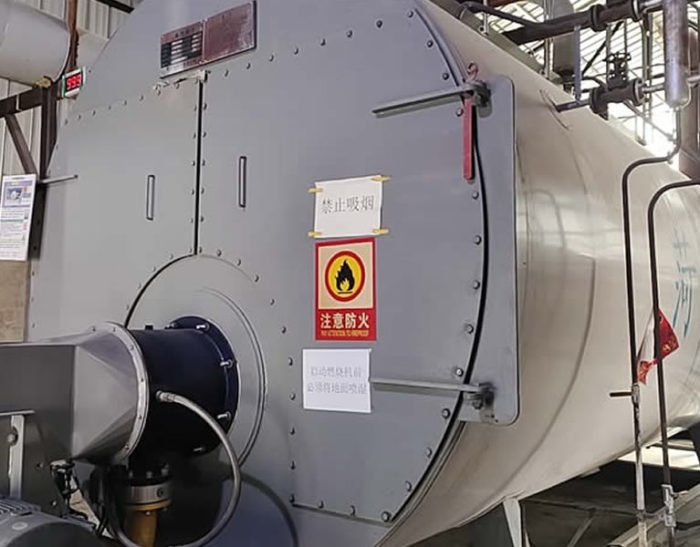 加氣磚行業(yè)1臺8噸燃?xì)庹羝仩t